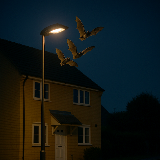 Problem is... bats need dark. Humans need light. And planners need both.